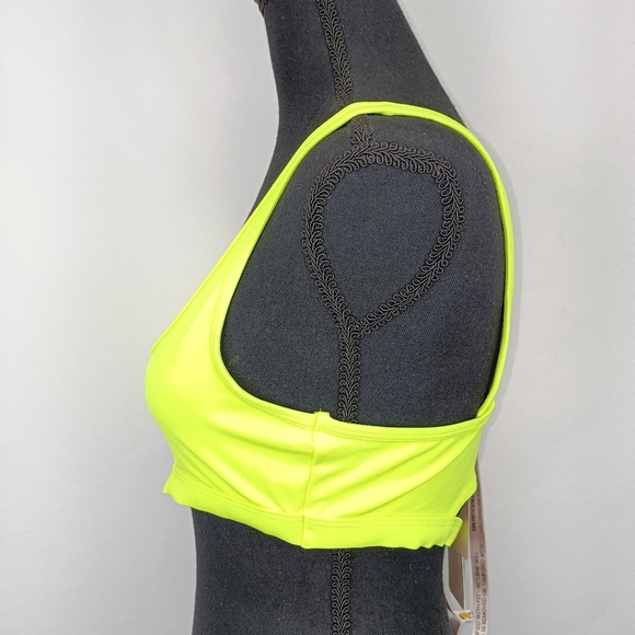NWT House Of CB London Beachwear Aphrodite Bikini (Top Only) in Neon Lime Sz. M - Picture 3 of 9